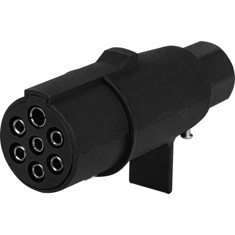 SecoRüt EP021 Anhänger Stecker [Anhänger-Steckdose 7polig Typ N - offene Kabelenden] Kunststoff
