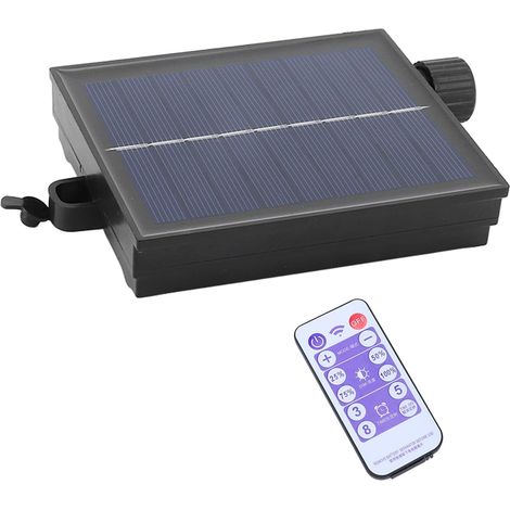 Panneau Solaire de Remplacement, Boîtier de Commande de Lumière Solaire Réglable étanche Automatique avec Télécommande, Carte de Circuit imprimé de Chaîne de Lampe Solaire (1/5)