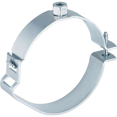 Geberit Rohrschelle mit Gewindemuffe M10, verstellbar, di 75mm, di1 83mm (1/5)
