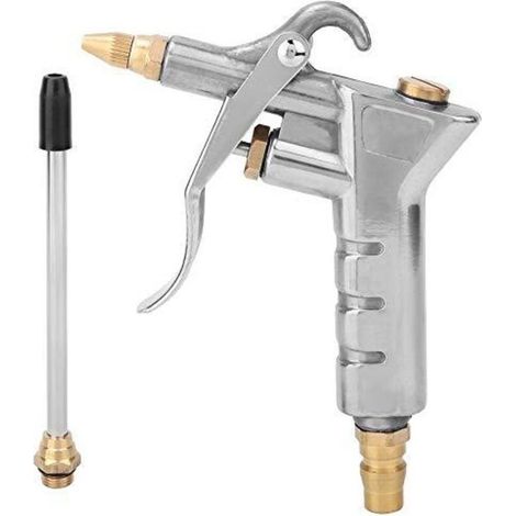 Pistolet à poussière puissant, pistolet à air haute pression à longue bouche, compresseur d'air, accessoires de pompe à air, outil de nettoyage de la poussière (1/4)