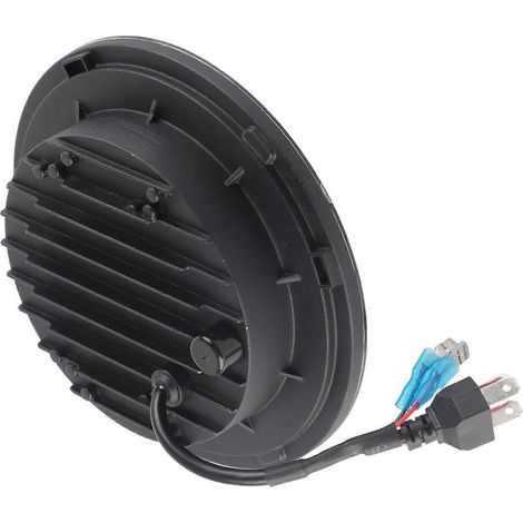 Phare rond de 150 W et 7 pouces avec éclairage LED annulaire pour moto Wrangler