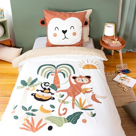 Parure de lit enfant 140x200 cm microfibre OUISTI