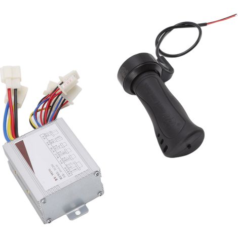 Moteur 24V 500W avec contrôleur et poignée d'accélération, faible bruit, pour trottinette et éolienne, kit complet (1/5)