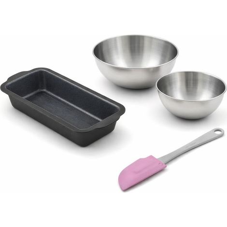 Set de 4 ustensiles de pâtisserie moule à gâteaux bol et spatule Silicone fibre de verre Silicone fibre de verre Zenker Silicone fibre de verre (1/5)