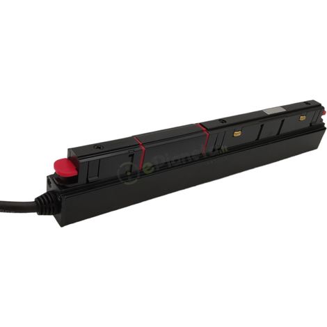 Trasformatore alimentatore 100W 200W 300W 48V a scomparsa incasso per binario magnetico nero 100w (1/5)