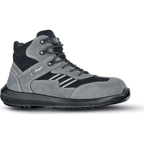 Hochsichere Sicherheitsschuhe FLORIDA S1P SRC - Grau/Schwarz 45