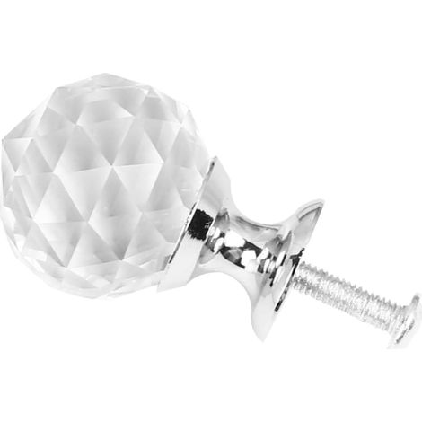 Poignées de tiroir modernes en forme boule cristal pour armoire (1/5)