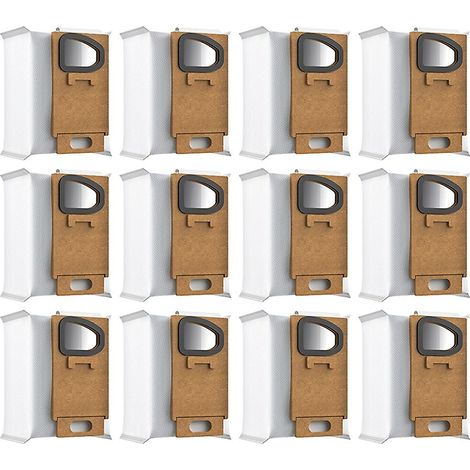 12 Pcs Pour Xiaomi Roborock H6 H7 Robot Aspirateur Sac À Poussière
