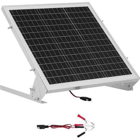 20W 12V Solar-Batterieladegerät, Monokristallines Solarpanel mit MPPT-Laderegler, IP65 Wasserdicht für Auto, Wohnmobil und Boot (1/5)