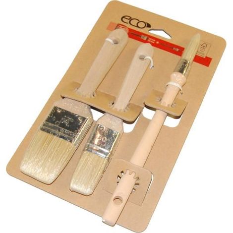 Nespoli 195031 Lot de 3 brosses