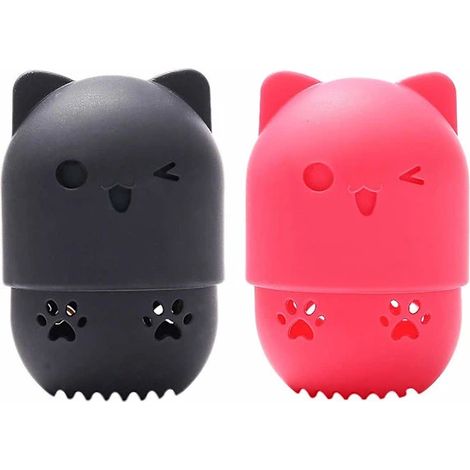 Brosse pour enlever les poils d'animaux, lot de 2, outil d'élimination des poils, vert, 50 (1/5)