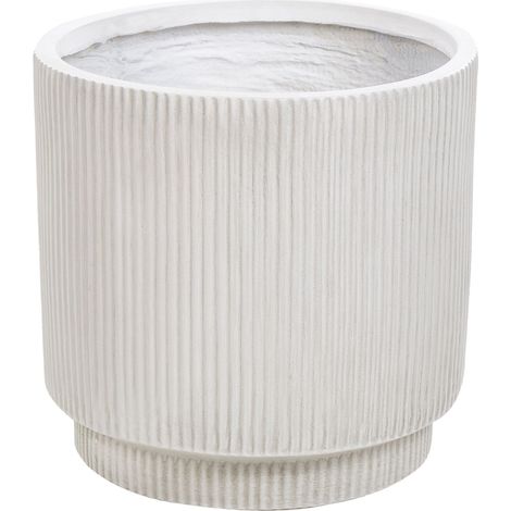 Plant Pot DARIA 37 cm Off-White
