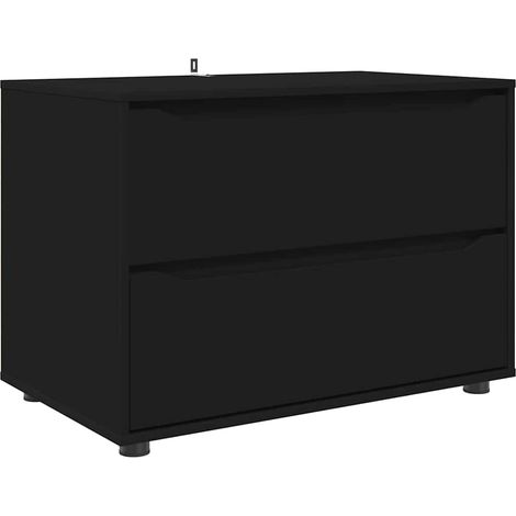 Armario de almacenamiento Negro 80 x 48 x 57 cm vidaXL