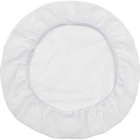 Toque de boulanger réutilisable en maille douce et respirante, agréable au toucher et lavable, pour une protection optimale.-White