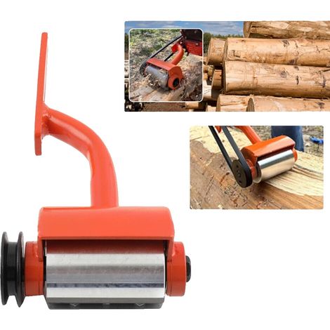 Démousseur de bûches, 10” x 5”, Acier et Aluminium, Compatible avec les tronçonneuses, vitesse max de 13500 RPM, poids de 1.8kg (1/5)