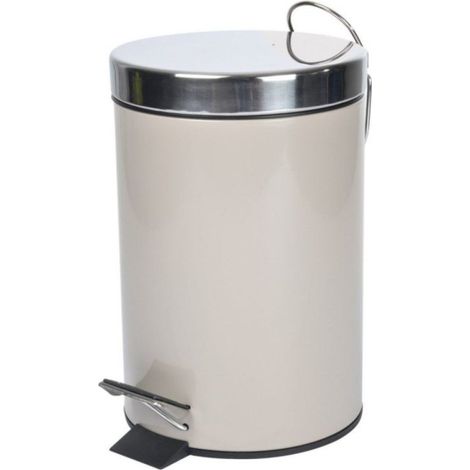 Poubelle à Pédale "Vitamine II" 3L Taupe (1/3)