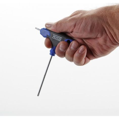 Llave Torx inviolable con mango en T bicomponente T20 ALYCO (1/5)
