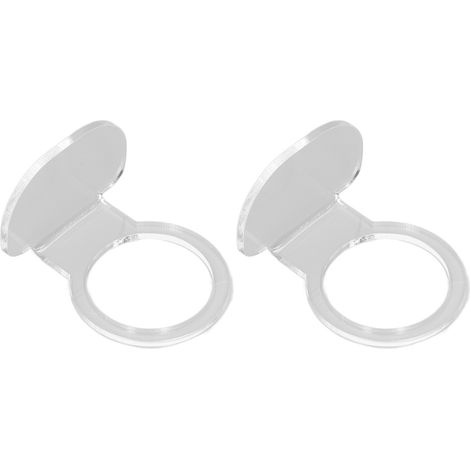 2 Pièces Support de Balle Acrylique Solide et Stable pour Tennis, Baseball ou Softball - Présentation Transparente