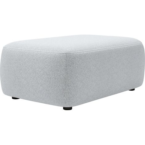 Pouf in Tessuto ciniglia Grigio - DAVISO (1/5)