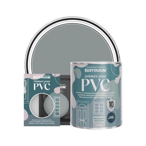 Peinture pour PVC, Finition Satinée - Ardoise (1/3)