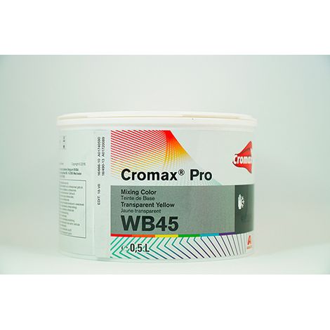 CROMAX PRO WB45 BASE OPACA TRASPARENT YELLOW LITRI 0,5