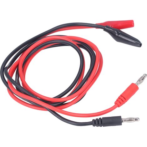 Messleitungen mit Krokodilklemmen und Bananensteckern für Multimeter, elektronischer Tester 2000V 20A, Länge 104cm (41 Zoll) (1/5)