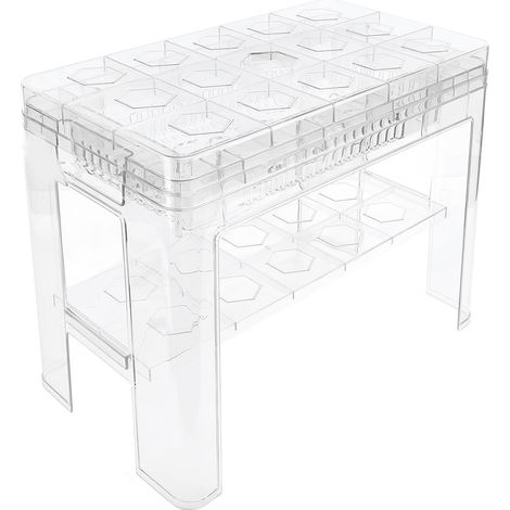Shoe Rack Bench Shoe Bench Removable Top Cover Clear PET Easy Assembly Multifunctional Entryway Shoe Storage Bench for Living Room Hallway (1/5)