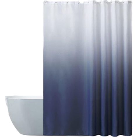 Rideau de douche lavable en polyester 180x180 cm (1/4)