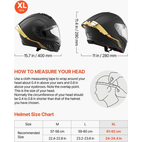 Casque Intégral XL, Casque de Moto Homologué DOT et ECE, Protection pour Adultes Motocross Moto de Route Trajets Quotidiens Voyage,… (1/5)