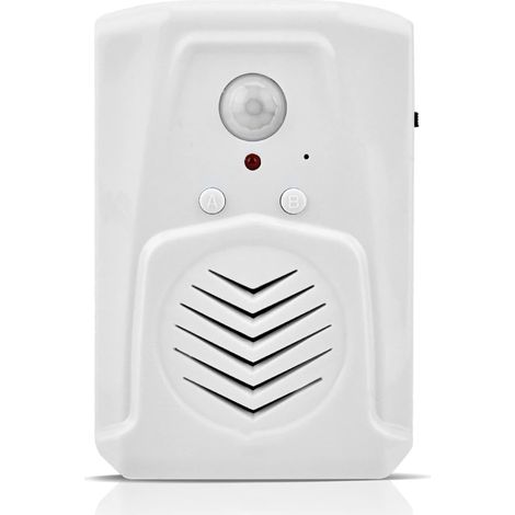 JSSEVN-Sonnettes USB Sonnette Infrarouge à Induction avec détecteur de Mouvement, Lecteur Audio MP3, Volume réglable + Deux Modes de Lecture (1/5)