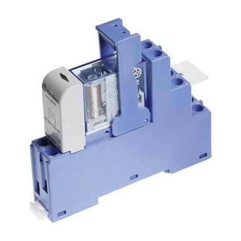 Finder 48.62.7.024.0050 Modulo relè Tensione nom.: 24 V/DC Corrente di commut. max.: 10 A 2 scambi 1 pz. (1/2)