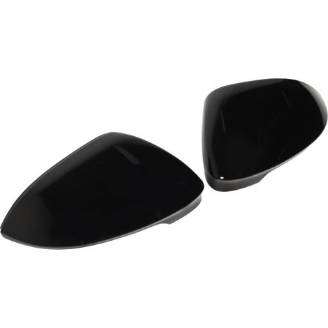 Rétroviseur Extérieur Capot Coque 2 Pièces Noir Brillant Texture Lisse Compatible ID3 Mk8 2020+ (1/5)