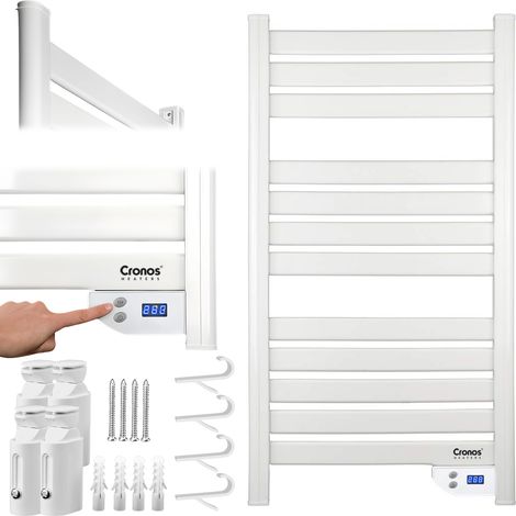 Radiateur électrique de salle de bain Cronos TW-500 blanc (1/5)