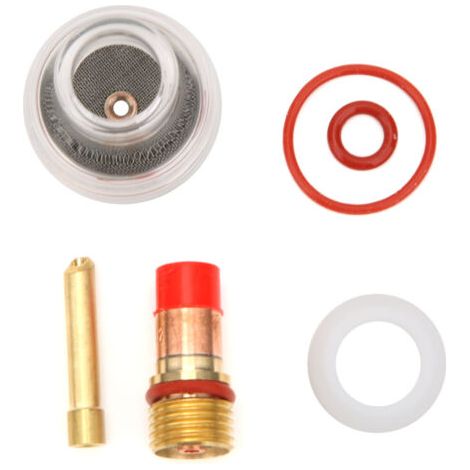 Kit de torche de soudage WP, accessoires, pince de lentille à gaz, tasse en verre pour WP-17/18/26 (1/5)