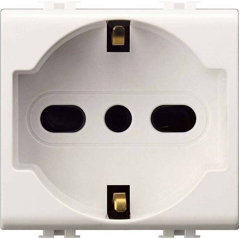 6 x EASY SE8040 PRESA SCHUKO BIPASSO 2P+T