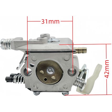 Carburateur WT-170-1 WT-170 - compatible 51 55 503281504 - tronçonneuse - 909-029 (1/4)