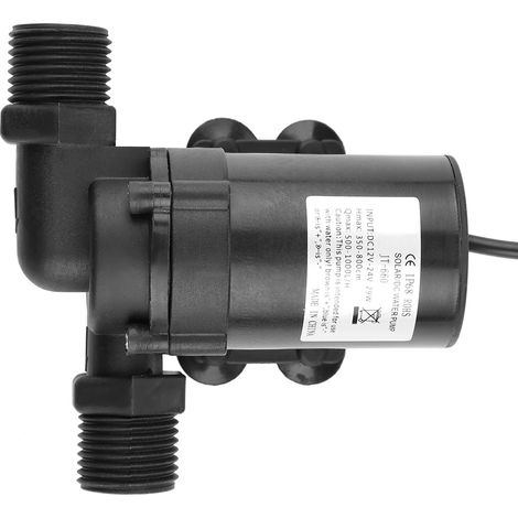 JT-660D CC bürstenlose Wasserpumpe, 1/4"-Gewinde-Boosterpumpe, 24-V-Wasserumwälzpumpe für Fußbodenheizung (1/5)