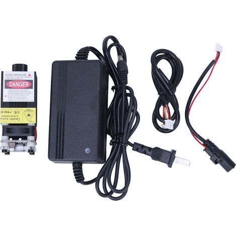 Module laser FB03 haute puissance modulation TTL PWM pour machine à graver, 100-240VAC, prise américaine (1/5)