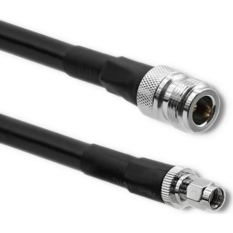 Qoltec LMR400 Koaxialkabel N-Buchse RP-SMA-Stecker 5 m (1/5)