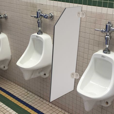 Wandmontage Männer Urinal Trennwand Urinal Trennwand Trennwand schräge ecke