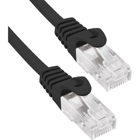 Phasak Phasak Phasak Netzwerk 100% Cu Cat.6 UTP Solid Schwarz 30M