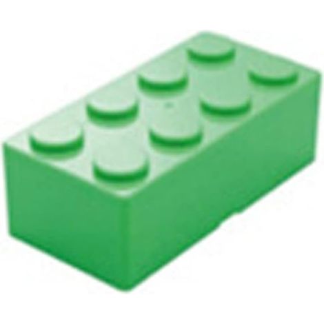 Acouto Mini Brique de Rangement, Bacs de Rangement avec Couvercle, Boîte de Pratique en Forme de Bloc de Construction pour Enfants, Adultes, Jouets, Poupées, Collations, Bijoux, Maison, Chambre à (1/3)