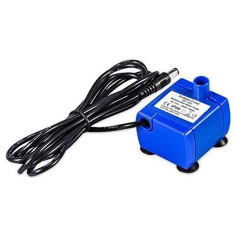 QORVA-Pompe électrique submersible 12 V pour abreuvoir Caterpillar, consommation d'énergie extrêmement faible, fonctionnement ultra-silencieux, remplacement pour pompe d'abreuvoir Caterpillar, bleue (1/4)