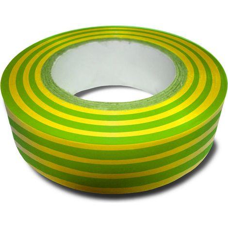 Klebeband 15mm x 10m grün / gelb
