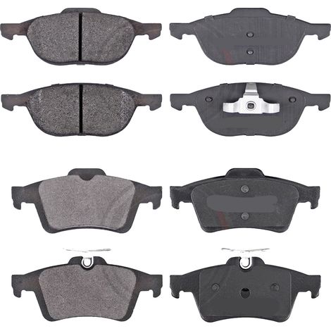 KIT PASTIGLIE FRENO ANTERIORI E POSTERIORI compatibile con FORD KUGA II (DM2) / PASTIGLIE FRENANTI AUTO OEM FDB4416,FDB4798 FDB1931 / SOSTITUZIONE DIRETTA / BASSA POLVERE / SILENZIOSO