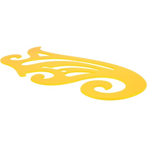 Règle de Couture Professionnelle pour Modification en Pp Jaune Surface Lisse pour Atelier de Tailleur et Usage à Domicile (1/5)