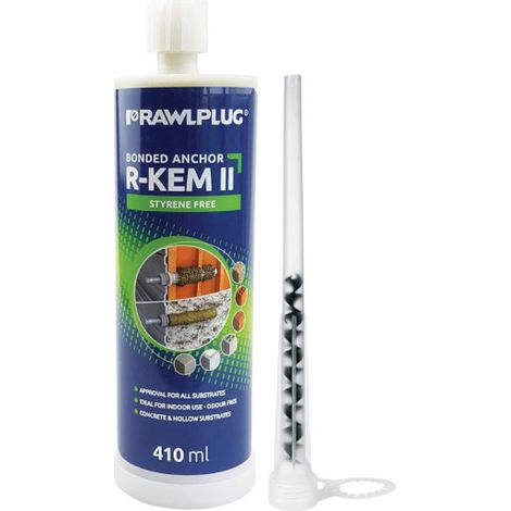 Chemische Befestigung Polyester R-KEM II RWALPLUG - 410 ml - Grauton