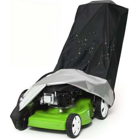 Funda protectora impermeable para cortacésped - Tejido de poliéster 210D, resistente para uso en exteriores e interiores durante todo el año (191 x 67 x 110 cm)