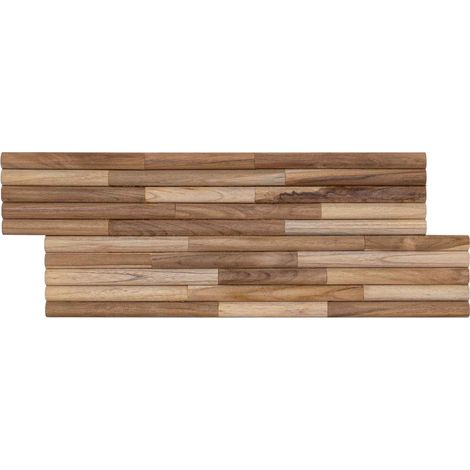 Panneau mural 10 pc Naturel 55 x 20 x 2 cm vidaXL (1/5)