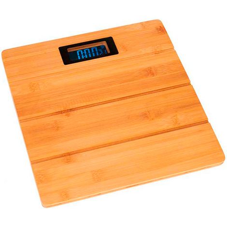 Báscula Digital de Baño Berilo CN-B3315C Marrón Bambú 150 kg